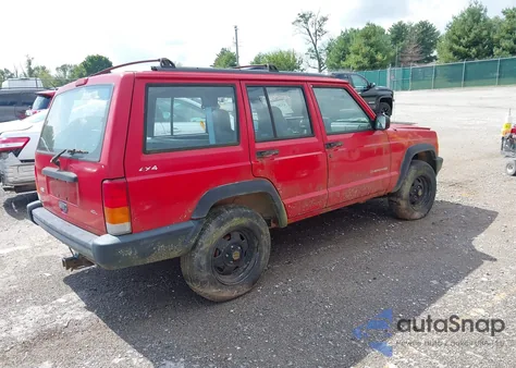 1998 Jeep Cherokee Se из США, поврежденный, VIN 1J4FJ28S5WL222690